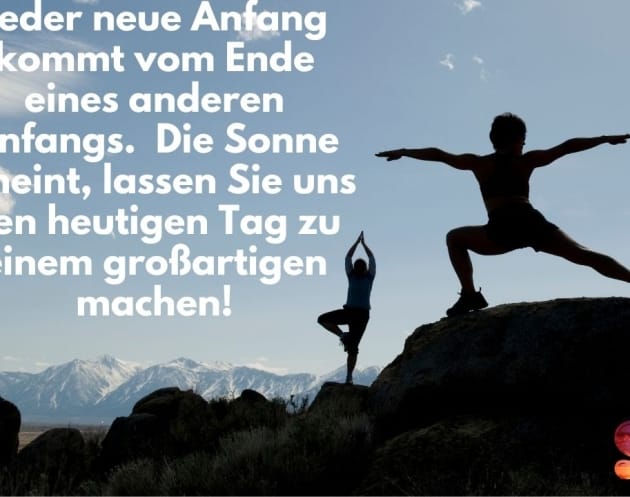 Jeder neue Anfang